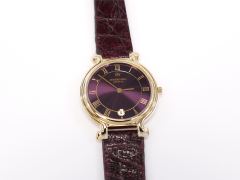Raymond Weil Traditional 9136 Purple Dial 18k Gold Plated 32mm