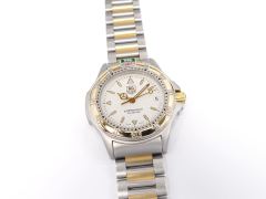 TAG Heuer 4000 WF1220-K0 Silver Dial 34mm Unisex Steel & Gold