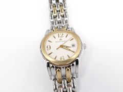 Maurice Lacroix Sphere SH1014 White Dial 34mm 18k Gold Plated