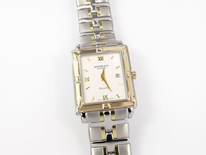 Raymond Weil Parsifal 9330 White Dial 18k Solid Gold SWWatches