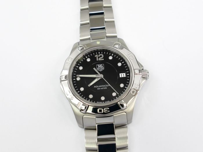 TAG Heuer Reloj WAF111C.BA0810 Aquaracer Diamond para hombre, Moderno