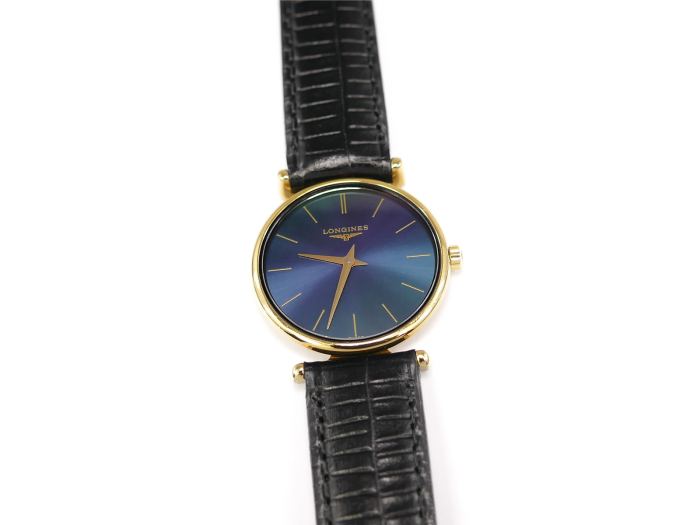 Longines La Grande Classique Blue Sunburst Dial L4.135.2 Gold SWWatches